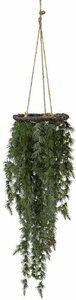 Winterliche Kunstpflanze Zeder, Creativ deco, Höhe 125 cm, Hängezweig in Frost-Optik