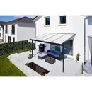 Bild 1 von Terrassenüberdachung Premium (BxT) 410 cm x 306 cm Anthrazit Acryl Klima Blue