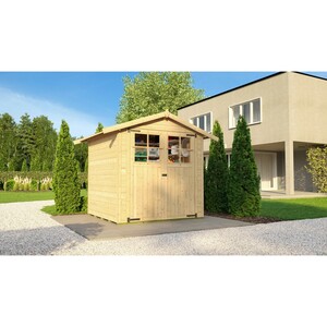 Weka Holz-Gartenhaus 316 Gr.1 Natur BxT: 198 cm x 148 cm
