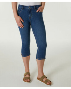 Capri-Jeans, Janina, 5-Pocket-Style, jeansblau