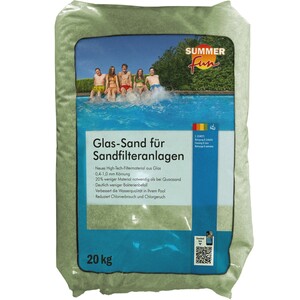 Summer Fun Filterglassand Pool Grün 0,5-1,0 mm 20 kg