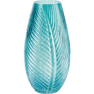 Vase Glam Forest Ø 12,5 cm x 19,5 cm Türkis