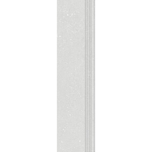 Trittstufe Feinsteinzeug Pebblestone Weiß Glasiert Matt 30 cm x 120 cm
