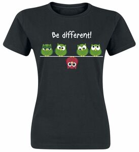 Be Different!  T-Shirt schwarz