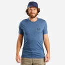 Bild 1 von Merino Shirt Backpacking Travel 100 Herren blau