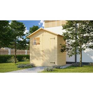 Weka Holz-Gartenhaus Easy A Natur 180 cm x 135 cm