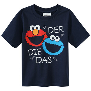 Sesamstraße T-Shirt mit großem Print DUNKELBLAU