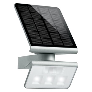 Steinel LED-Außenleuchte mit Bewegungsmelder X Solar L-S Silber