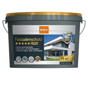 OBI Fassadenschutz Plus Weiß matt 10 l