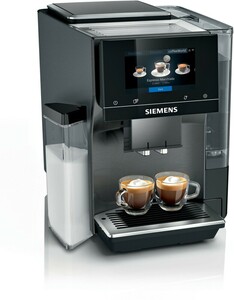 SIEMENS TQ707DF5 Kaffeevollautomat (OneTouch, ceramDrive, Milchtank, iSelect Display, herausnehmbare Brühgruppe, Home Connect)