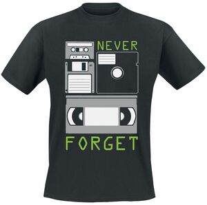 Sprüche Funshirt - Sprüche - Never Forget T-Shirt schwarz