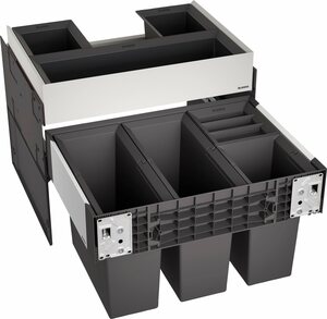 Blanco Mülltrennsystem »Select II XL 60/4«, Orga, Kunststoff, Stahlblech, 600 mm Untermass