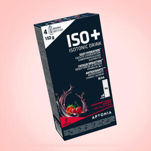 Iso+-Getränkepulver Erdbeere 4 × 38 g