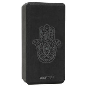 YOGISTAR Yogablock yogiblock basic Art Collection - hand of fatima - zen black