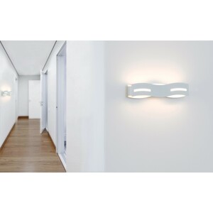Luce Design LED-Wandleuchte Wave Weiß