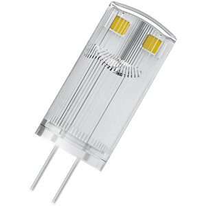 Osram LED-Lampe Classic oval Klar G4, 0,9W 100 lm Warmweiß 3er-Pack