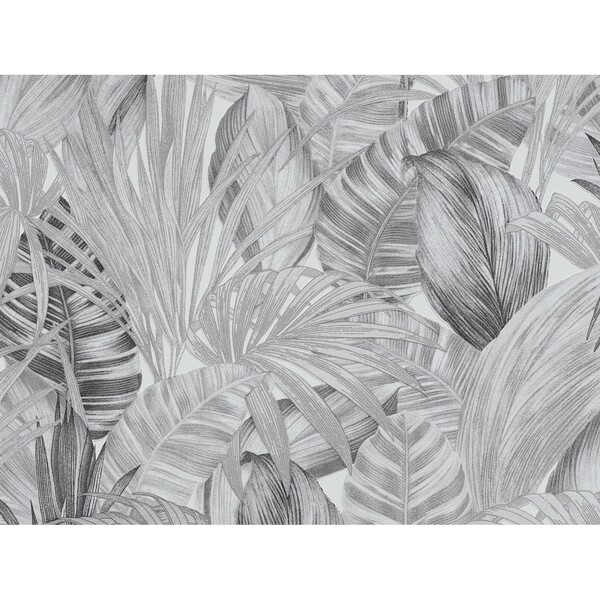 Bild 1 von A.S. Création Vliestapete Greenery Botanik Grau-Weiß