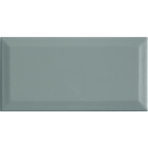 Wandfliese Facette Metro Grau glänzend glasiert 10 cm x 20 cm