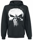 Bild 1 von The Punisher Sprayed Skull Logo Kapuzenpullover schwarz