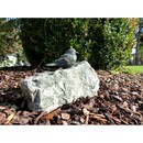 Bild 1 von Deko-Figur Vogel Bronze auf Granitstein 10 cm