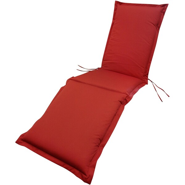 Bild 1 von indoba® Polsterauflage Deck Chair Premium 95°C vollwaschbar Rot 190x50 cm