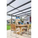 Bild 1 von Terrassendach Premium Anthrazit Stegplatten Acryl Klima blue 8125 mm x 3060 mm