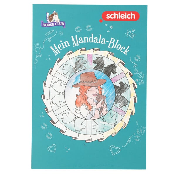 Bild 1 von Schleich Mandala Malblock mit 40 Seiten DUNKELTÜRKIS