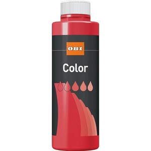 OBI Color  Voll- und Abtönfarbe Rot matt 500 ml