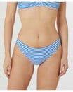 Bild 1 von Gestreifter Bikini-Slip, Janina, strukturierter Stoff, blau gestreift