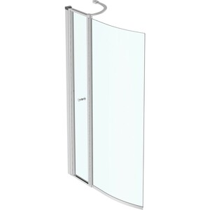 Ideal Standard Badewannen-Duschwand Connect Air mit 2 Türen transparent