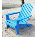 Bild 1 von Strandstuhl Holz Blau Gartenstuhl klappbar Adirondack Deckchair - Dandibo