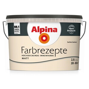 Alpina Farbrezepte Sanftes Cashmere matt 2,5 Liter