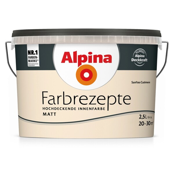 Bild 1 von Alpina Farbrezepte Sanftes Cashmere matt 2,5 Liter