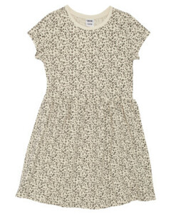 Kleid aus Baumwolle, Y.F.K., Rundhalsausschnitt, creme