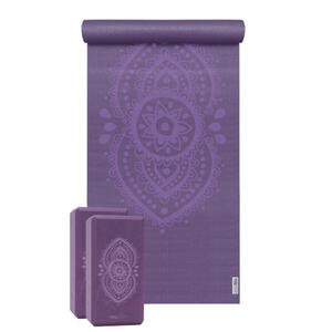 YOGISTAR Yoga-Set Starter Edition - ajna chakra (Yogamatte + 2 Yogablöcke)