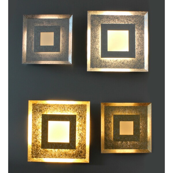 Bild 1 von Luce Design LED-Wandleuchte Window Gold 32 cm x 32 cm