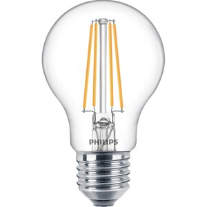 Philips LED-Leuchtmittel Glühlampenform E27/7 W 806 lm Warmweiß klar