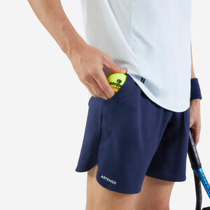 Tennis-Shorts Dry Court 500 Herren marineblau