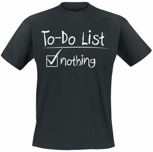 To-Do List  T-Shirt schwarz