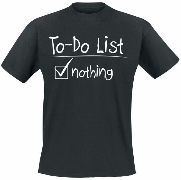 Bild 1 von To-Do List  T-Shirt schwarz
