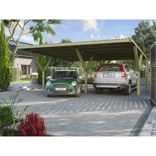 Bild 1 von Weka Stahldach-Doppelcarport Mugello B 594 cm x 606 cm