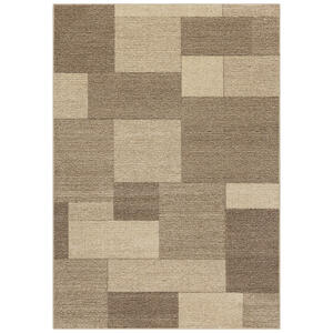 Novel Webteppich, Braun, Textil, 67x135 cm, für Fußbodenheizung geeignet, Teppiche & Böden, Teppiche, Moderne Teppiche
