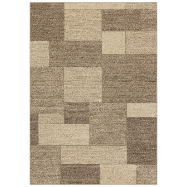 Bild 1 von Novel Webteppich, Braun, Textil, 67x135 cm, für Fußbodenheizung geeignet, Teppiche & Böden, Teppiche, Moderne Teppiche