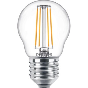 Philips LED-Leuchtmittel Tropfenform E27/4,3 W 470 lm Warmweiß klar