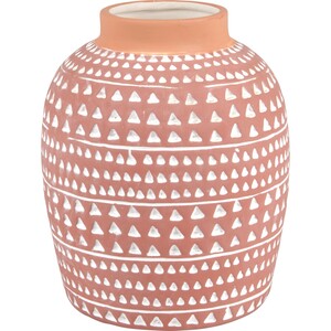 Vase Desert Flower Keramik 18,5 cm x Ø 15 cm Terrakotta