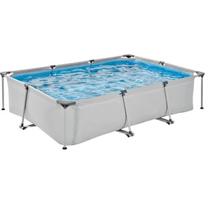 EXIT Soft Grey Pool Grau 300 x 200 x 65 cm m. Filterpumpe