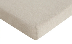 Jersey Spannbetttuch für Baby- u. Kinderbetten beige 50% Polyester, 50% Baumwolle Maße (cm): B: 70 Bettwaren