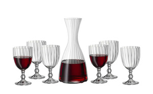 BOHEMIA Wein-Set 7-teilig Kristallglas Maße (cm): B: 41,5 H: 28 Gläser & Karaffen