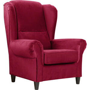 Mid.you Ohrensessel, Bordeaux, Textil, 94x112x92 cm, Wohnzimmer, Sessel, Ohrensessel