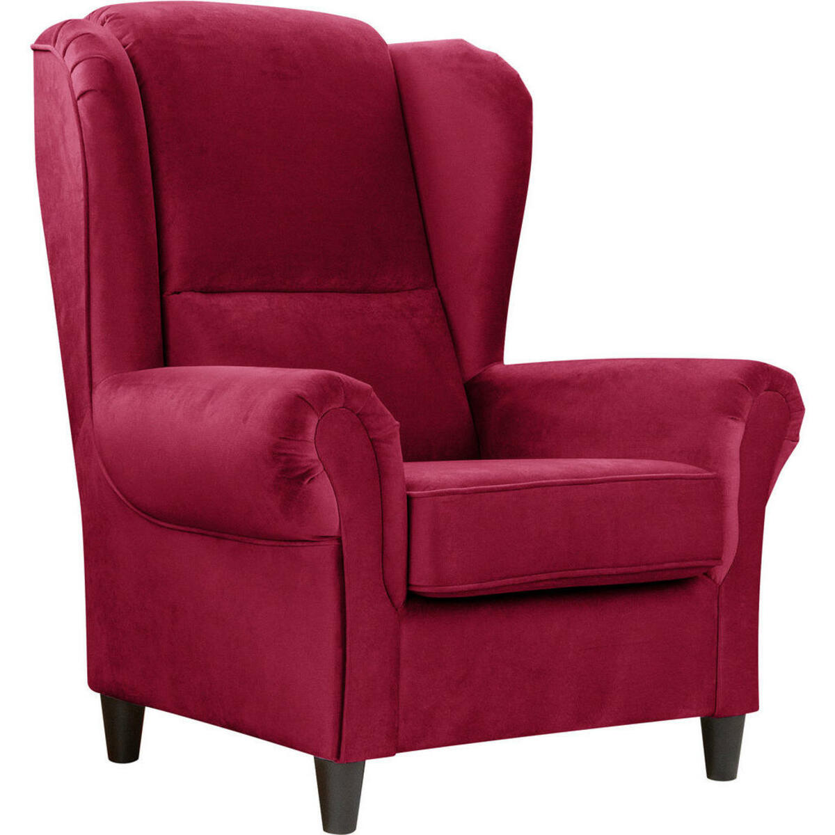 Bild 1 von Mid.you Ohrensessel, Bordeaux, Textil, 94x112x92 cm, Wohnzimmer, Sessel, Ohrensessel